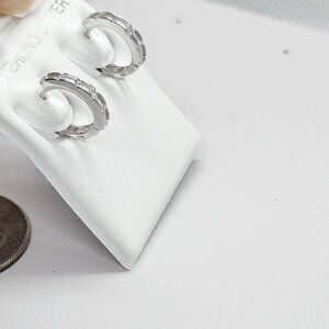 Brand New Sterling Silver 925 Cubic zirconia stones Earrings